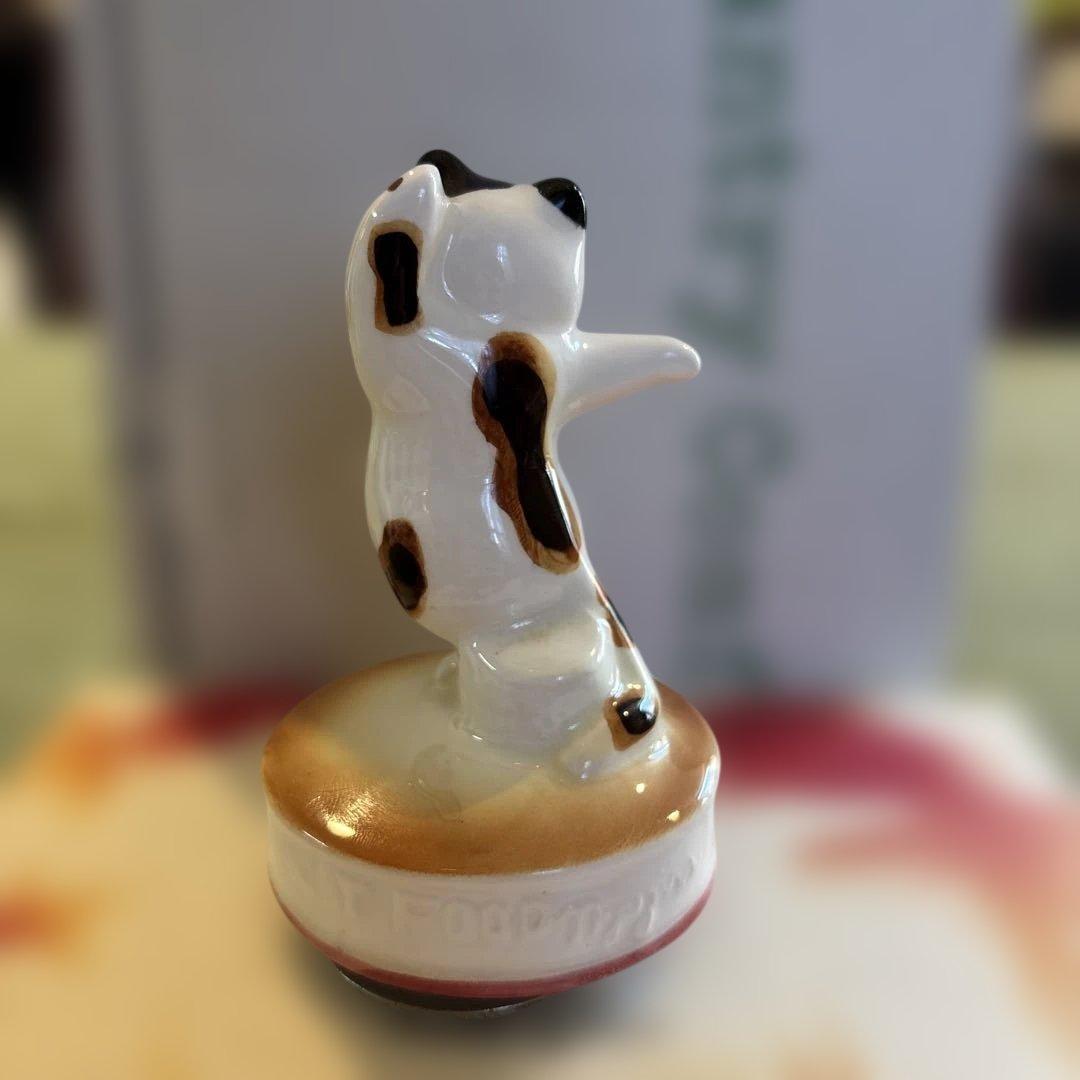 ニャジラ オルゴール What’s Michael? 小林まこと 陶器 レトロ