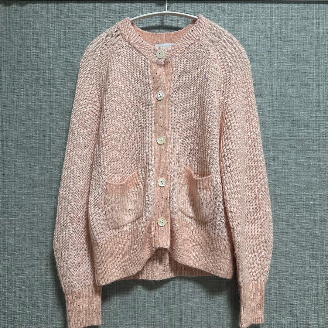 UNITED ARROWS ユナイテッドアローズ スパンコール カーディガン