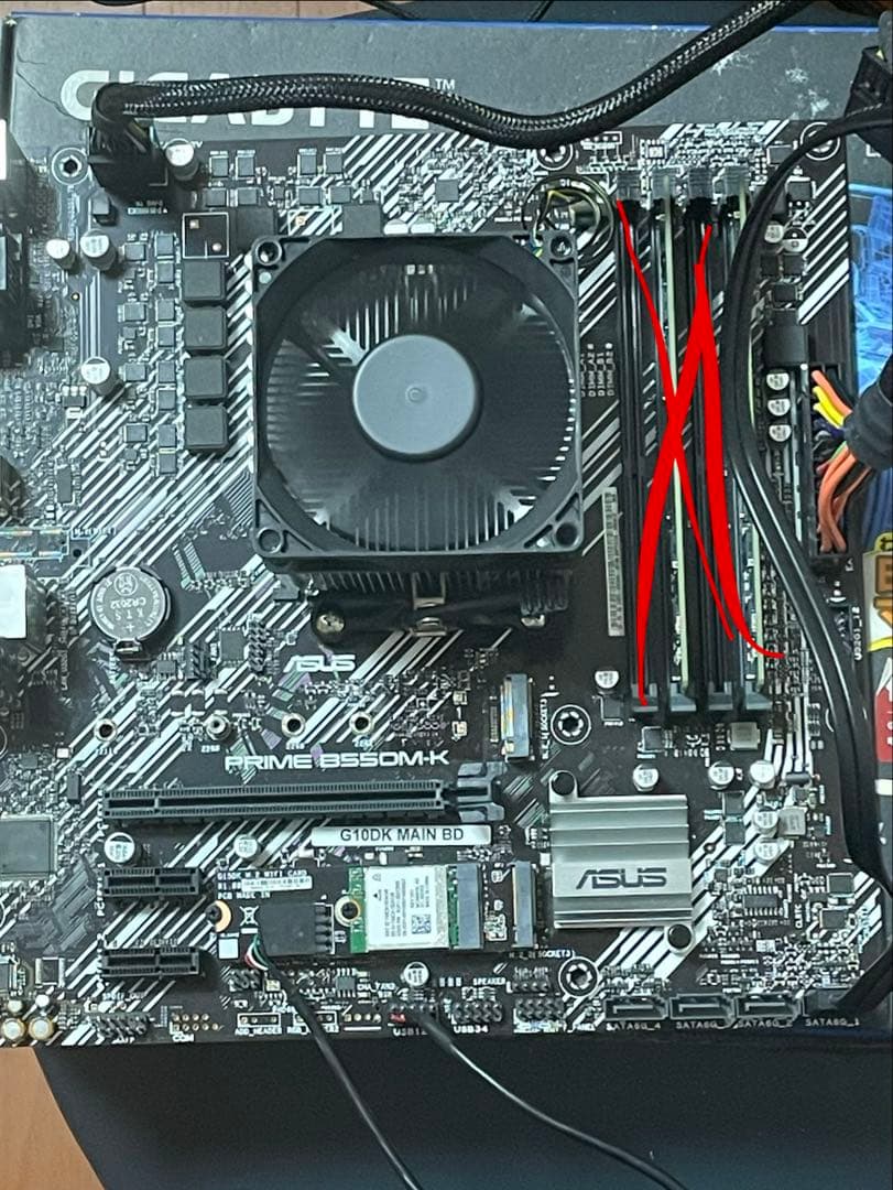 グラフィックボード・グラボ・ビデオカード Ryzen 5 5600G + ASUS PRIME B550M-K