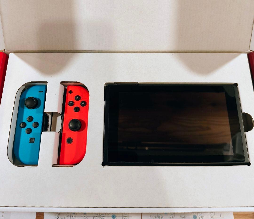 Nintendo Switch 本体セット 元箱付き コントローラー付 使用感有