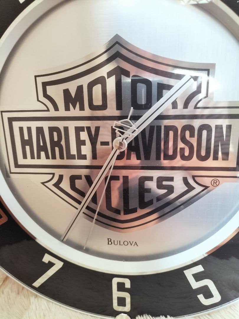 Harley-Davidson Bulova 掛時計
