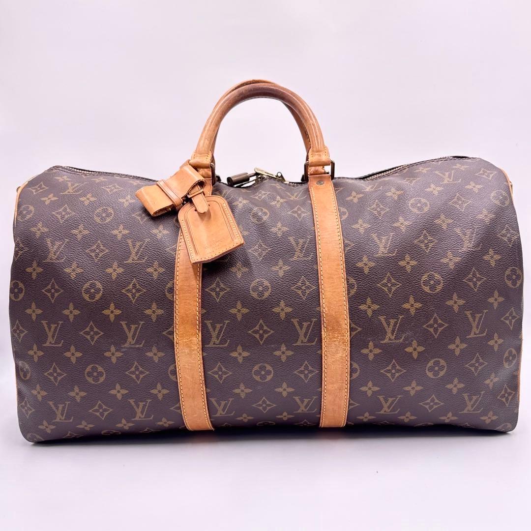 LOUIS VUITTON ルイヴィトン キーポル 50 モノグラム ボストン