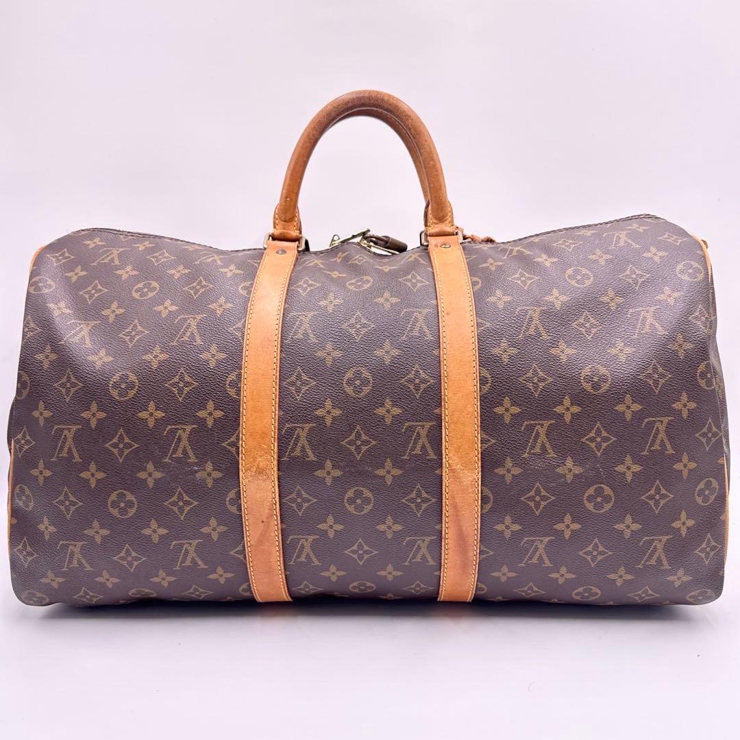 LOUIS VUITTON ルイヴィトン キーポル 50 モノグラム ボストン