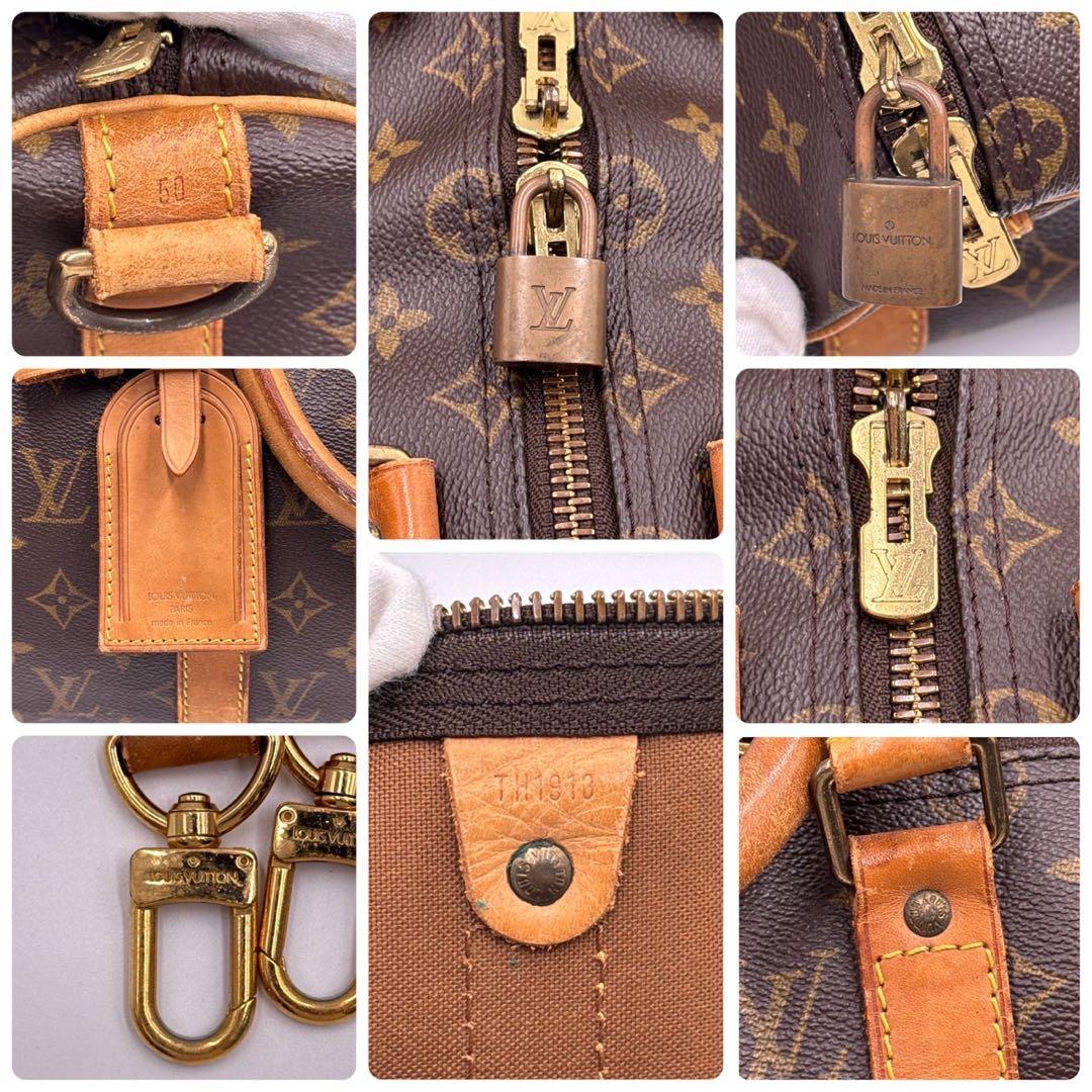 LOUIS VUITTON ルイヴィトン キーポル 50 モノグラム ボストン