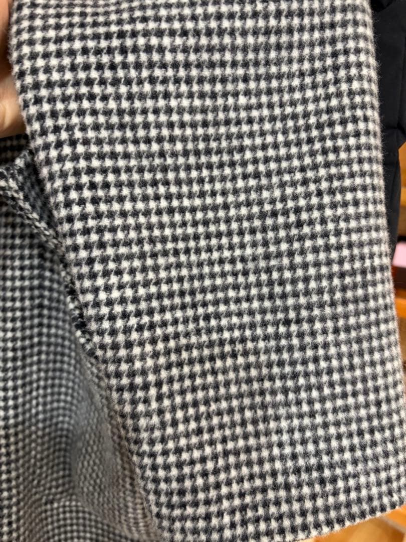 【美品】ソージュ soeju ウールリバーローブコート　M 千鳥柄