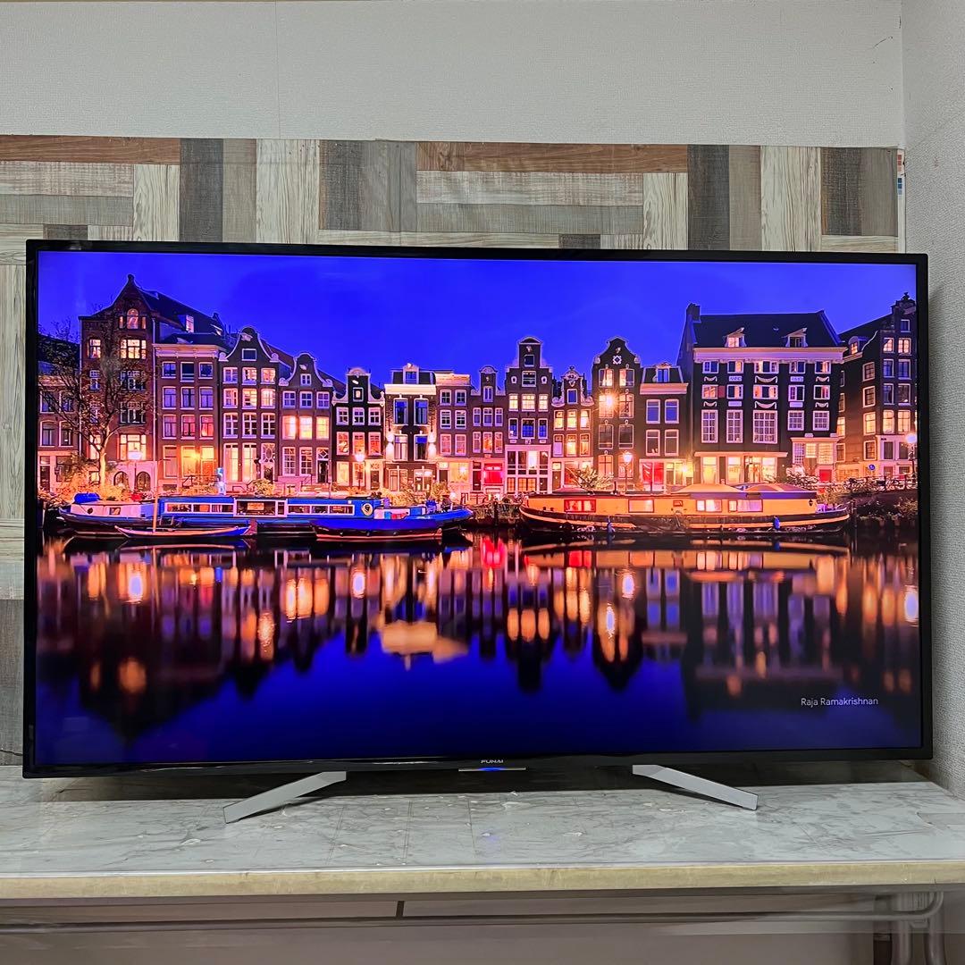 全国送料込❣️次世代量子ドットフナイ65型4K録内蔵AndroidスマートTV
