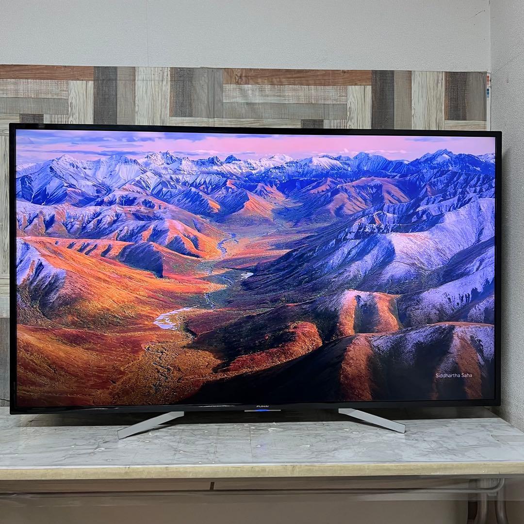 全国送料込❣️次世代量子ドットフナイ65型4K録内蔵AndroidスマートTV