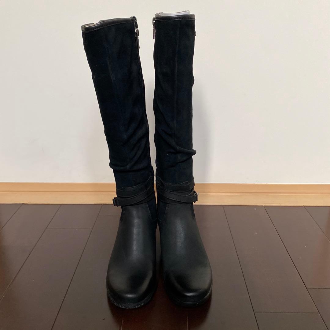 【新品】UGG ロングレザーブーツ　ウォータープルーフ　箱あり