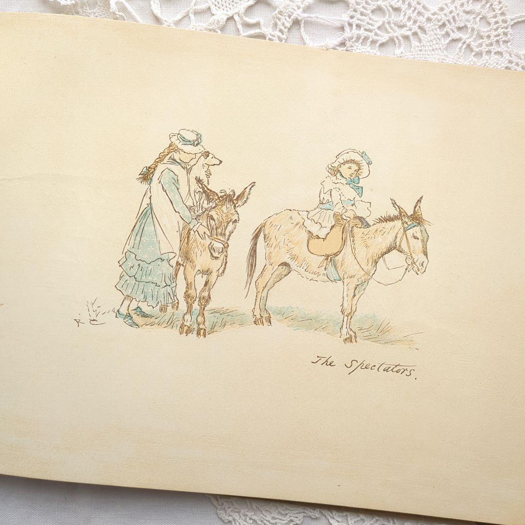 稀少1883アンティーク絵本 洋書古書 児童書 ヴィクトリアン ヴンテージ
