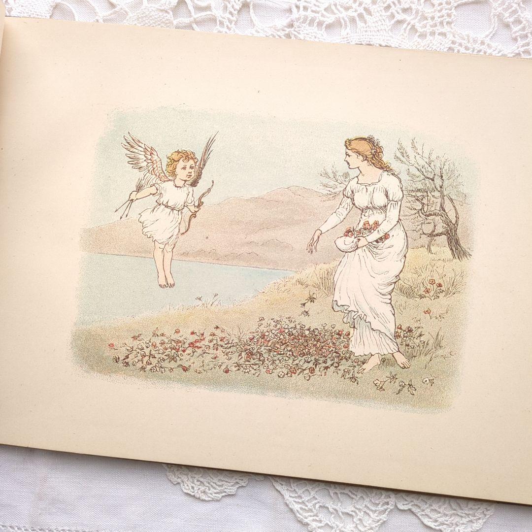 稀少1883アンティーク絵本 洋書古書 児童書 ヴィクトリアン ヴンテージ