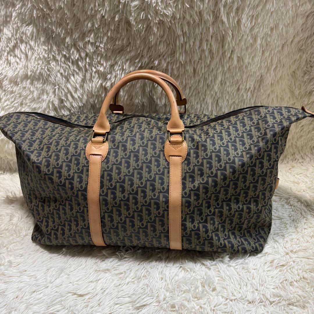 【超大容量】Christian Dior ボストンバッグ　トロッター　ディオール