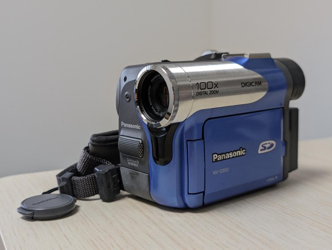 Panasonic NV-GS50K MiniDVビデオカメラ ダビングに