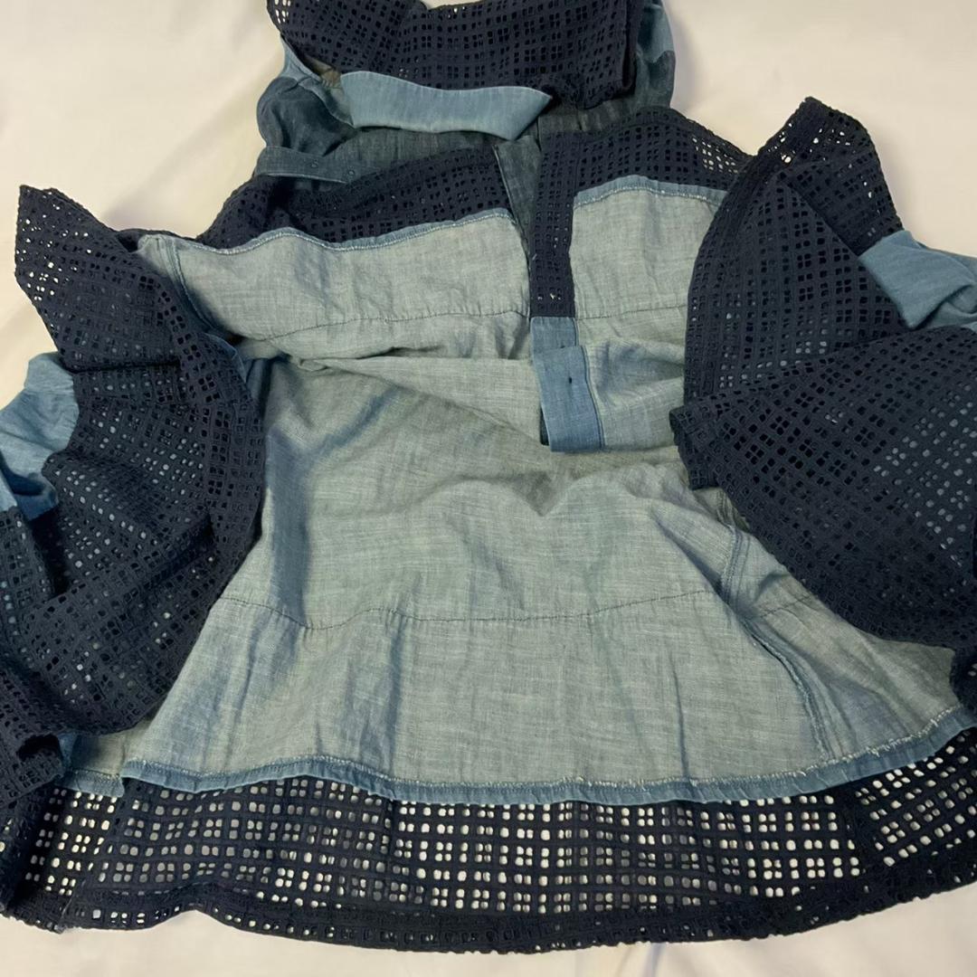BLUE LABEL CRESTBRIDGE デニムワンピース ノースリーブ