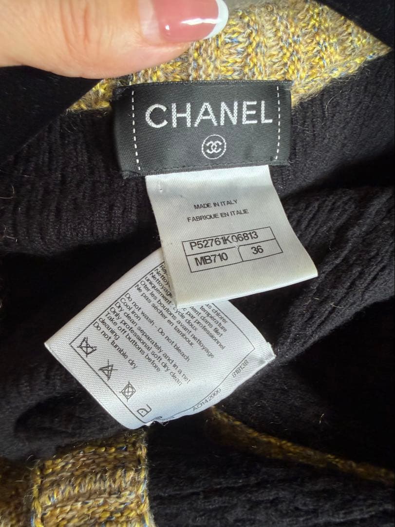 t*m様 美品　シャネルCHANEL　ニットワンピース　コート　君島十和子さん着
