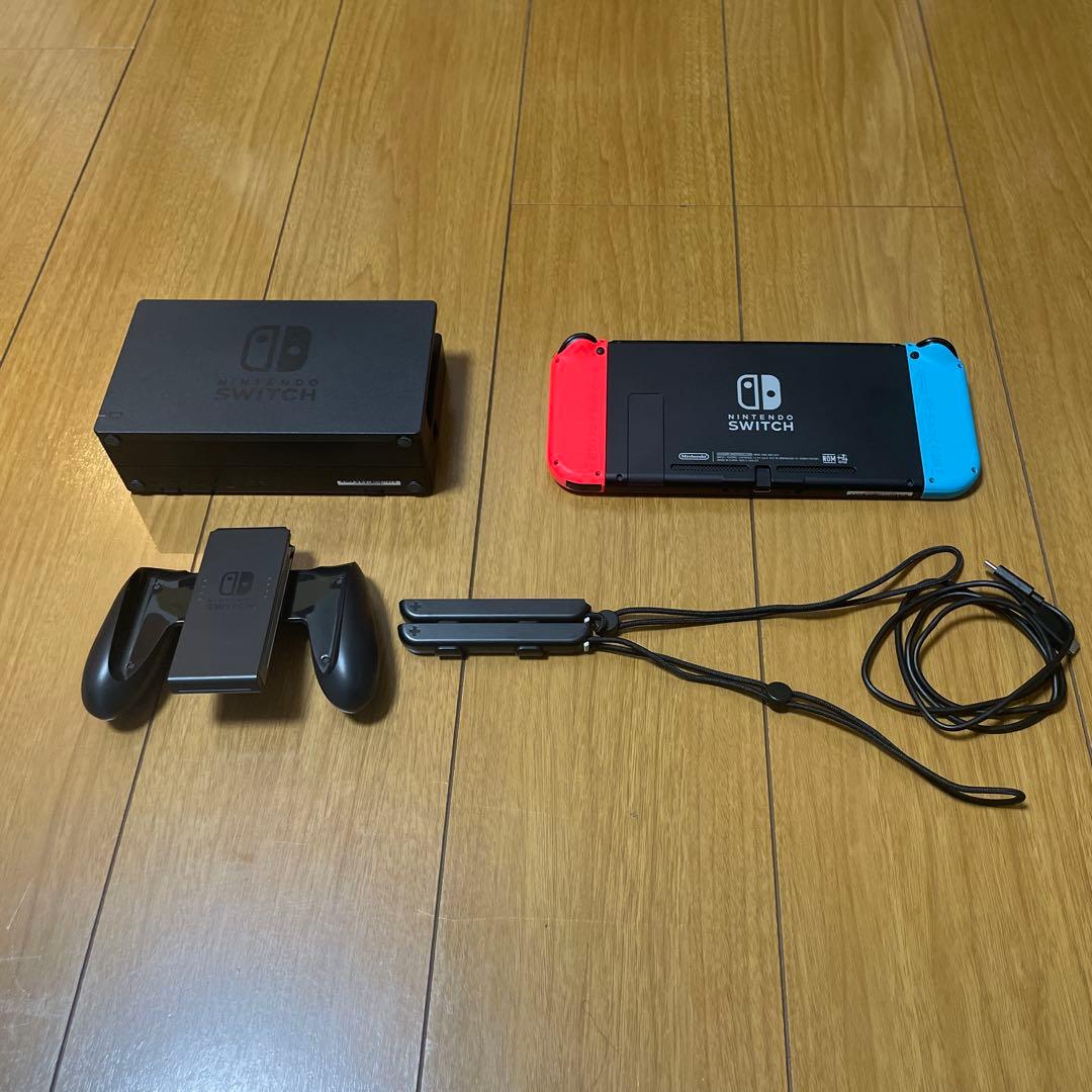 Nintendo Switch 本体 赤/青　箱なし
