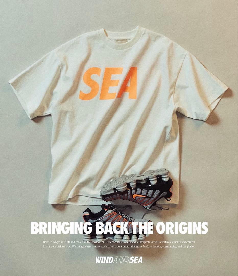 windandsea ロゴ ホワイト Tシャツ