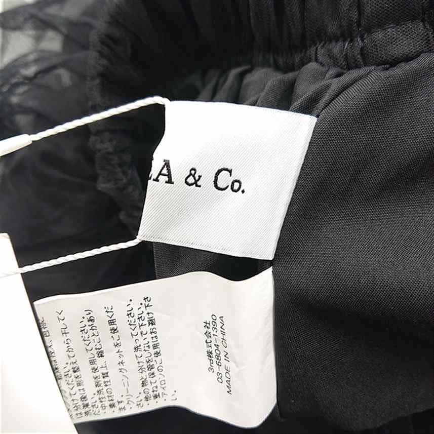 ★ ANDREA & Co. チュールフリルスカート ブラック系 レディース