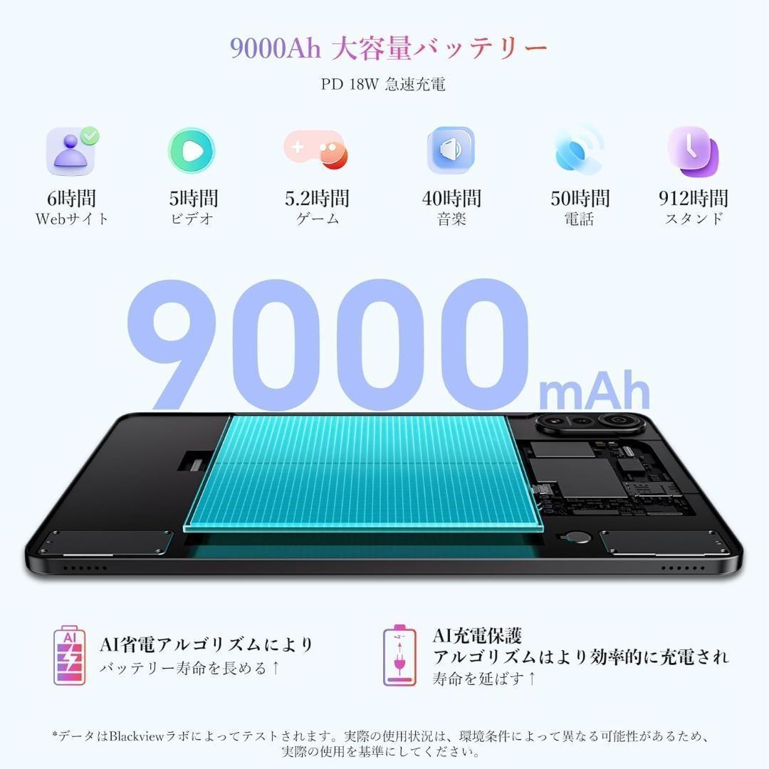 新品❤️Blackview MEGA2 高画質2K 12インチタブレット超大容量✨