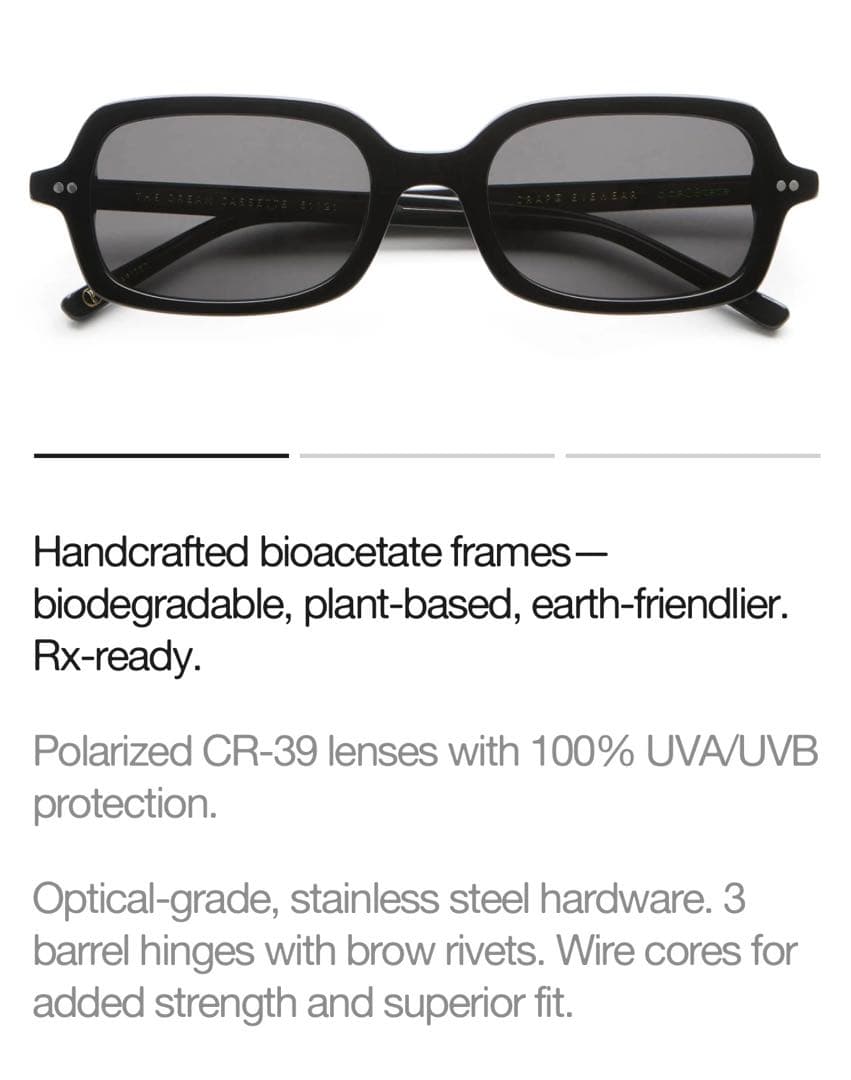 CRAP EYEWEAR スクエア サングラス