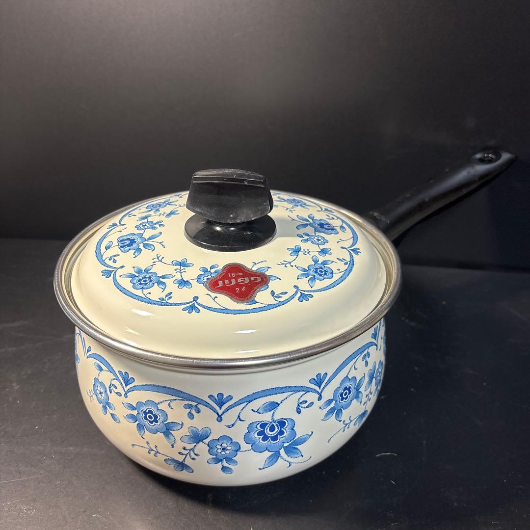 Noritake ホーロー　両手鍋　片手鍋