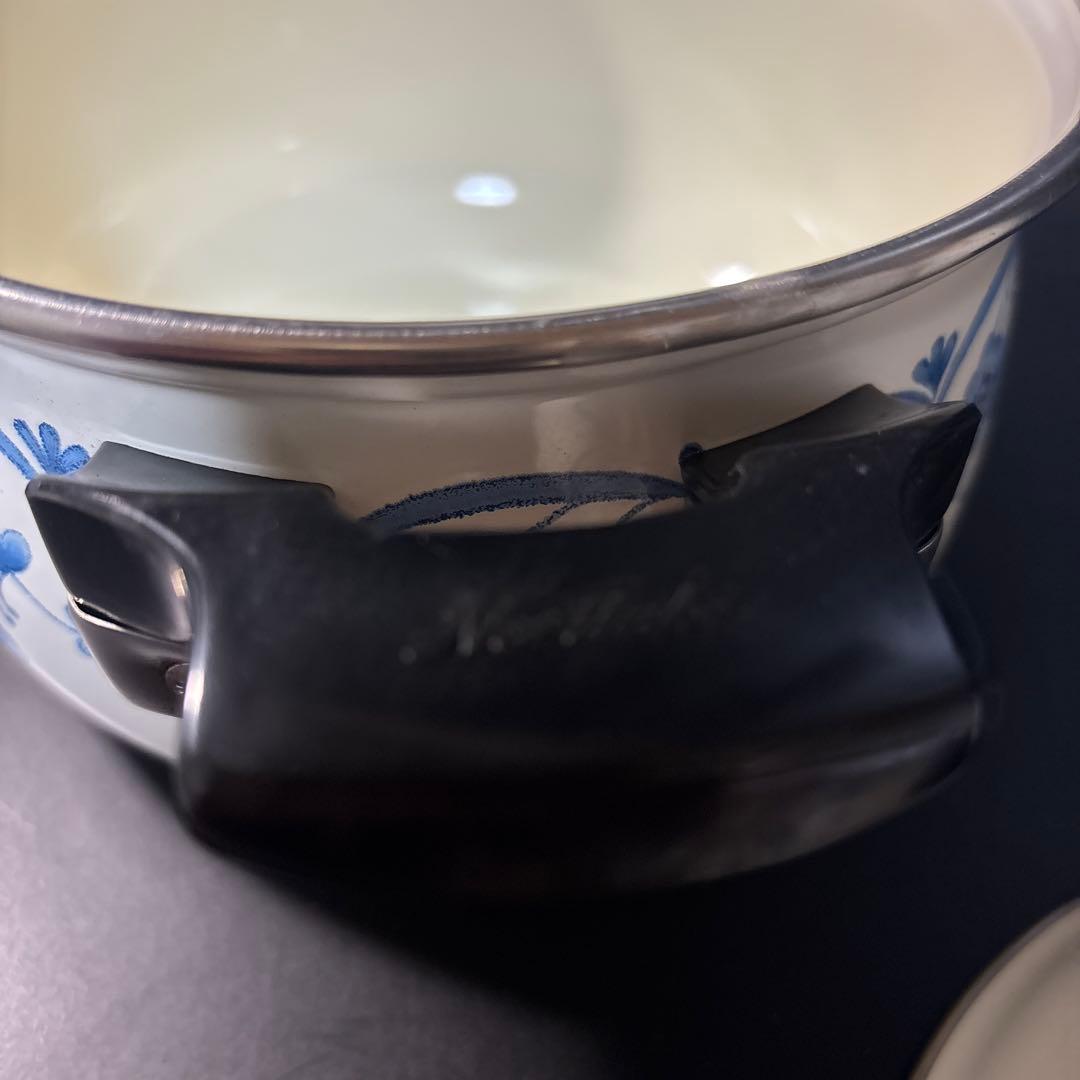 Noritake ホーロー　両手鍋　片手鍋
