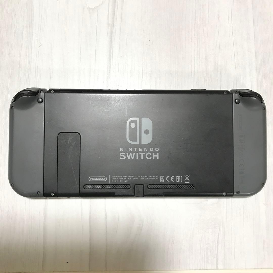 【動作確認済】Nintendo Switch 本体 ニンテンドースイッチ グレー