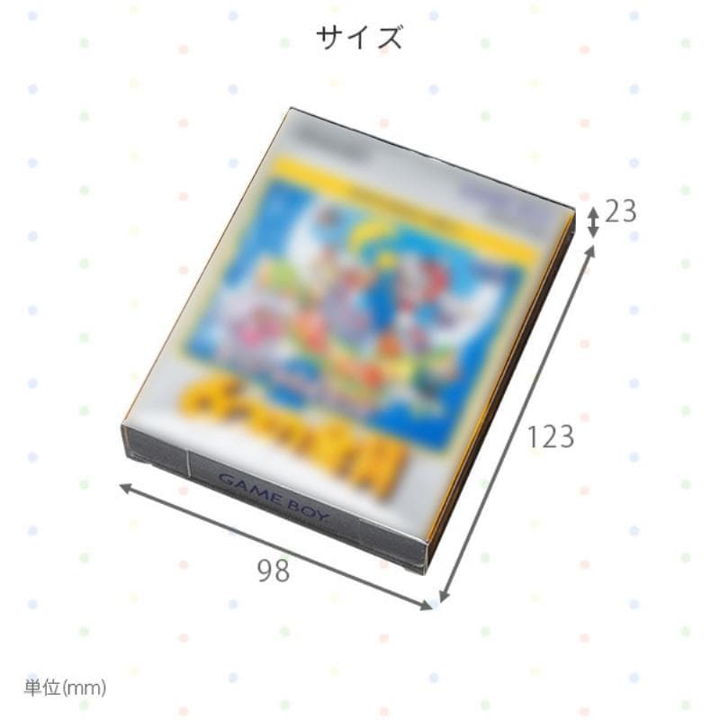 ゲームボーイカラー用レトロコレクションクリアケース100枚GBCASE-100P