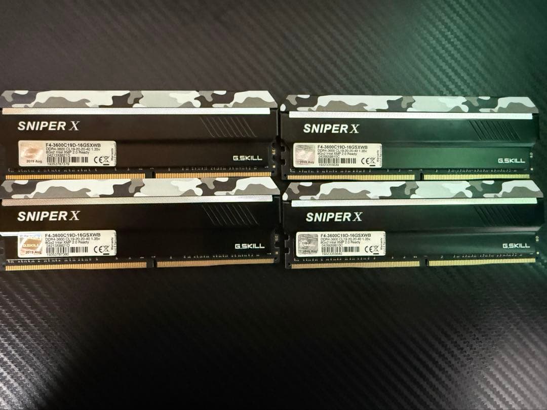 メモリー g.skill sniper x ddr4 3600 32gb