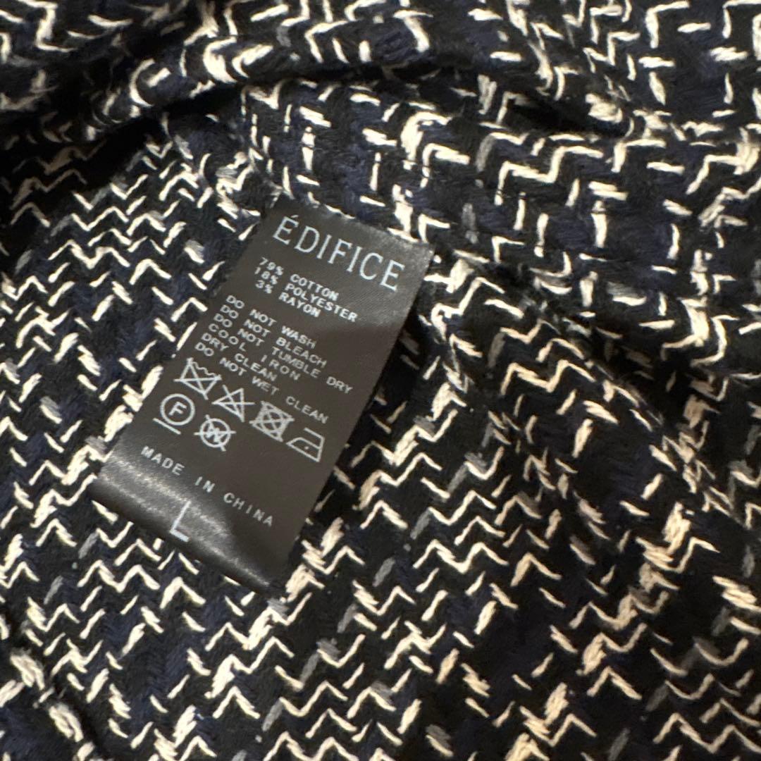 【２４時間限定】DEVEAUX×EDIFICE チェックトラッカージャケット　L