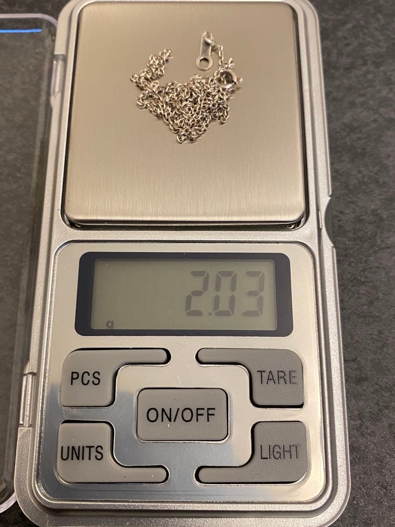 【Silver925】極美品 ネックレスチェーン 50cm 純銀 刻印あり
