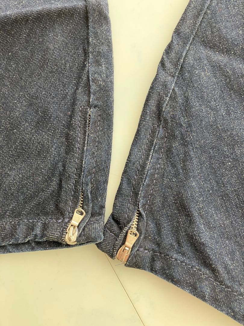 新品未使用　SISLEY デニム変形デザインパンツ　サイズ38