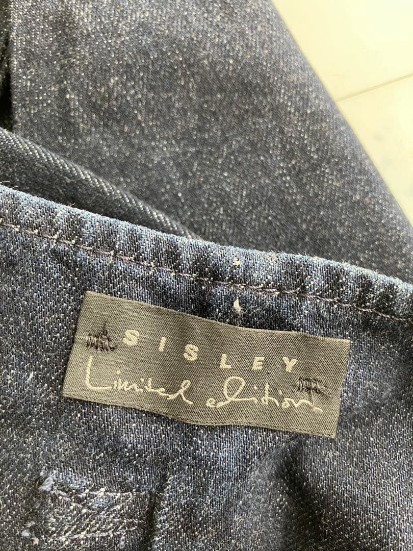 新品未使用　SISLEY デニム変形デザインパンツ　サイズ38