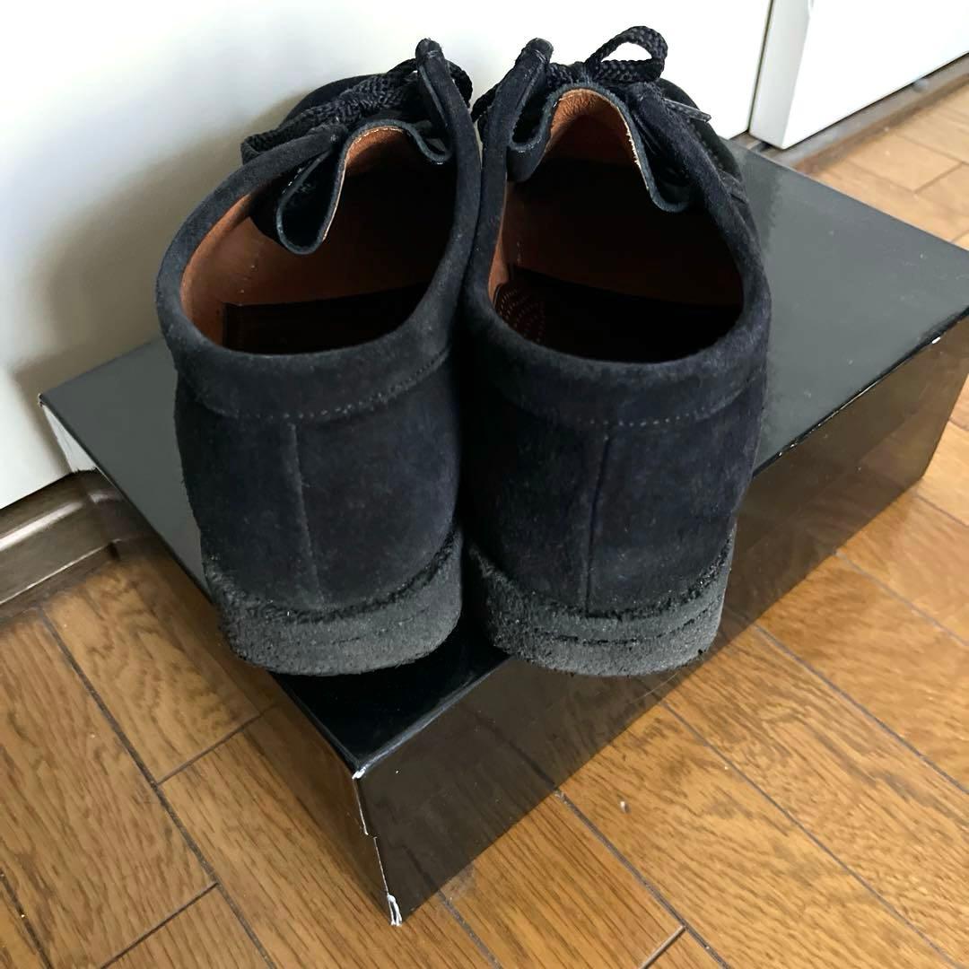 Padmore & Barnes P204 スエードダービー 黒 UK7