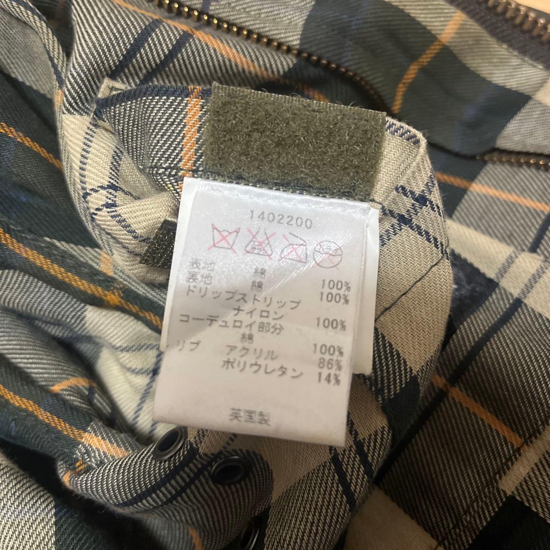 Barbour オリーブ SLビデイル 38