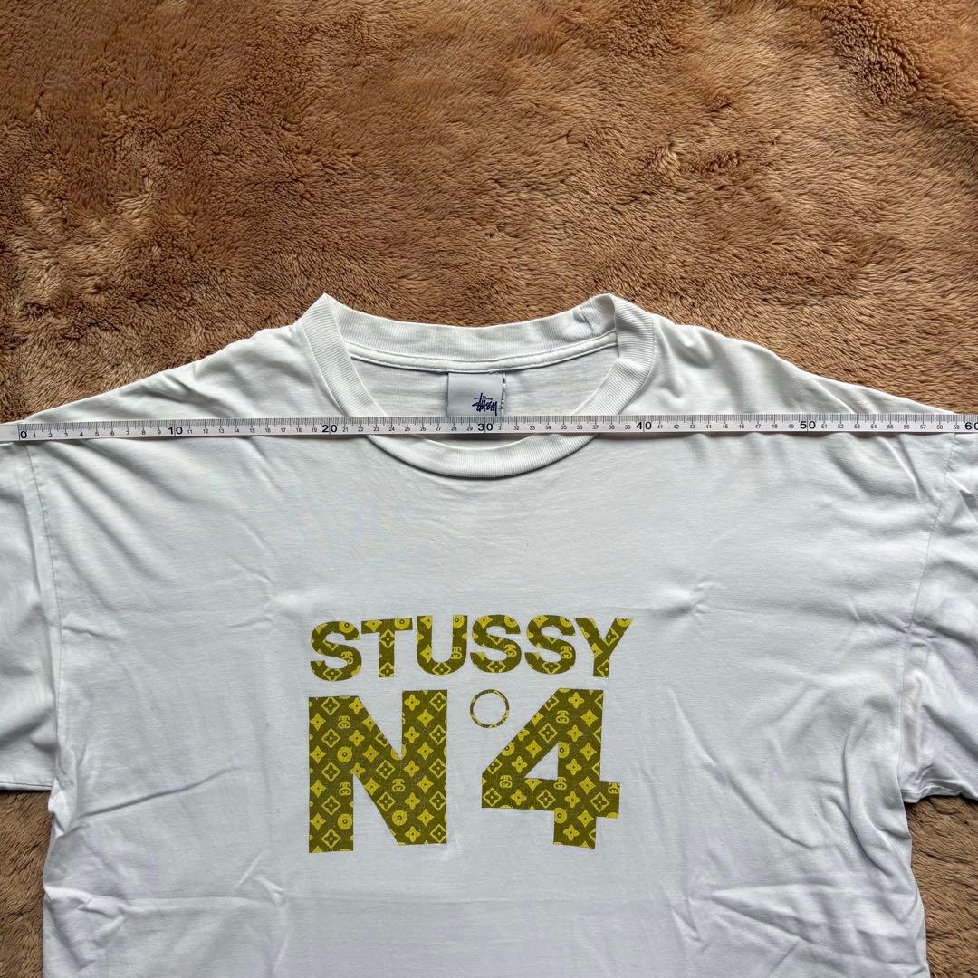 STUSSY ステューシー ナンバー4 モノグラム Tシャツ アメリカ製 XL