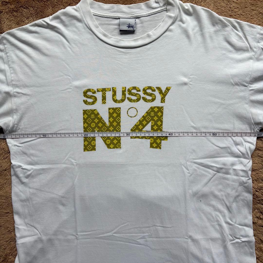 STUSSY ステューシー ナンバー4 モノグラム Tシャツ アメリカ製 XL