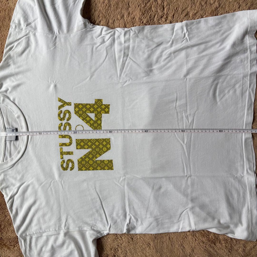 STUSSY ステューシー ナンバー4 モノグラム Tシャツ アメリカ製 XL