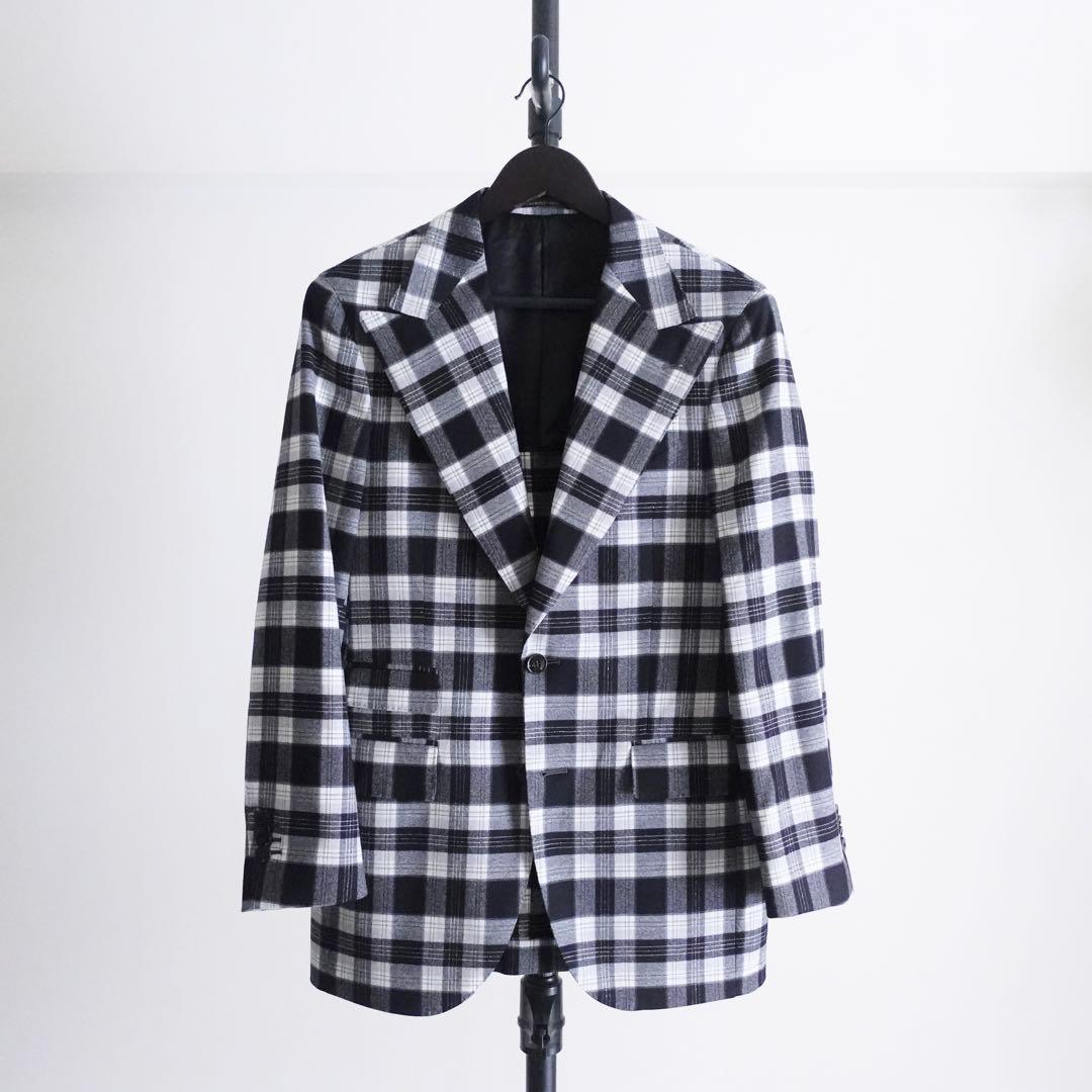 【極美品】GABRIELE PASINI タータンチェック　テーラードジャケット