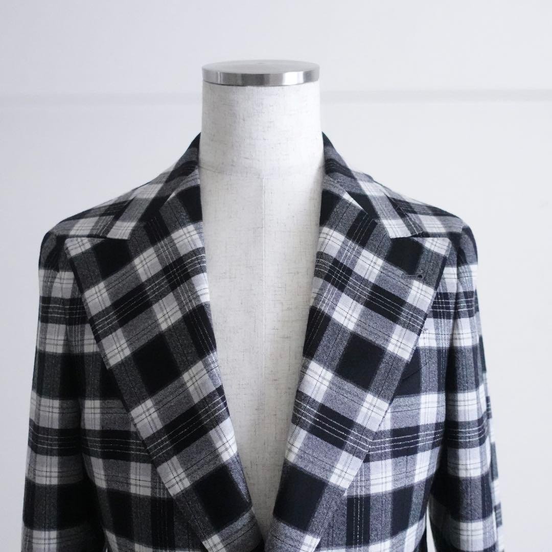 【極美品】GABRIELE PASINI タータンチェック　テーラードジャケット