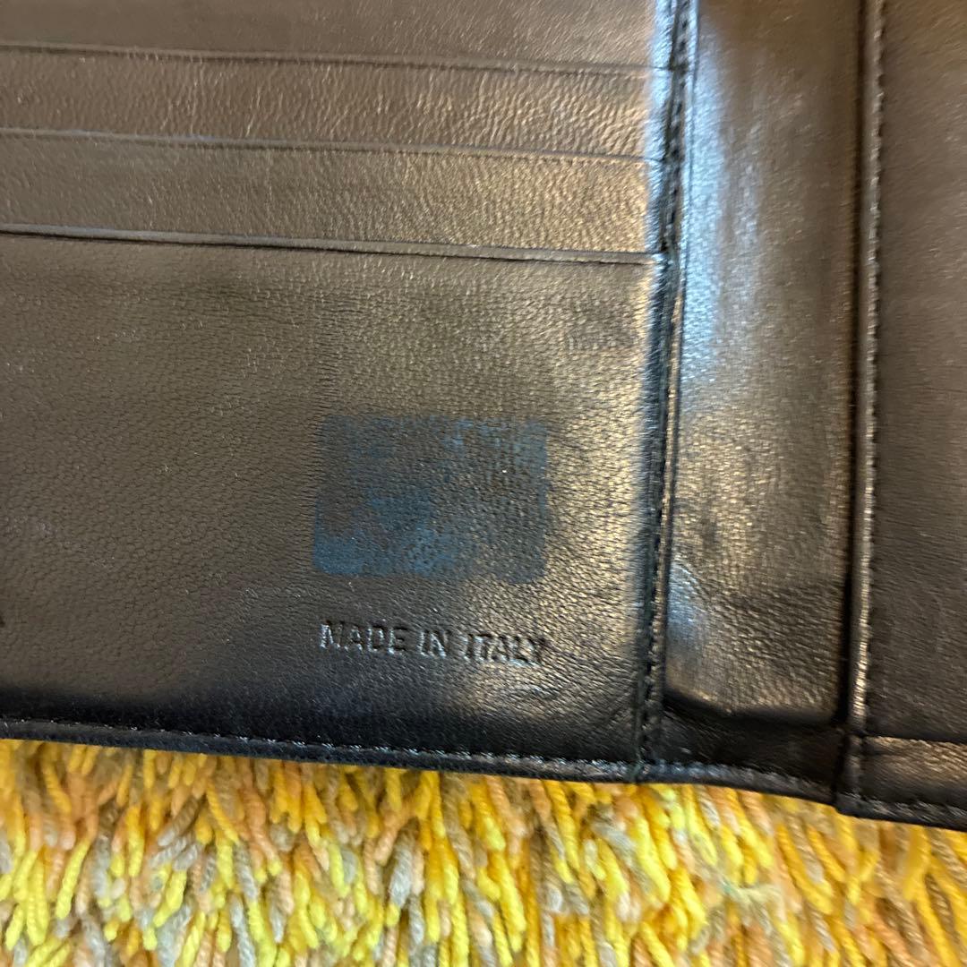 PRADA プラダ 二つ折り財布 ナイロン 丸ロゴ ブラック㉑