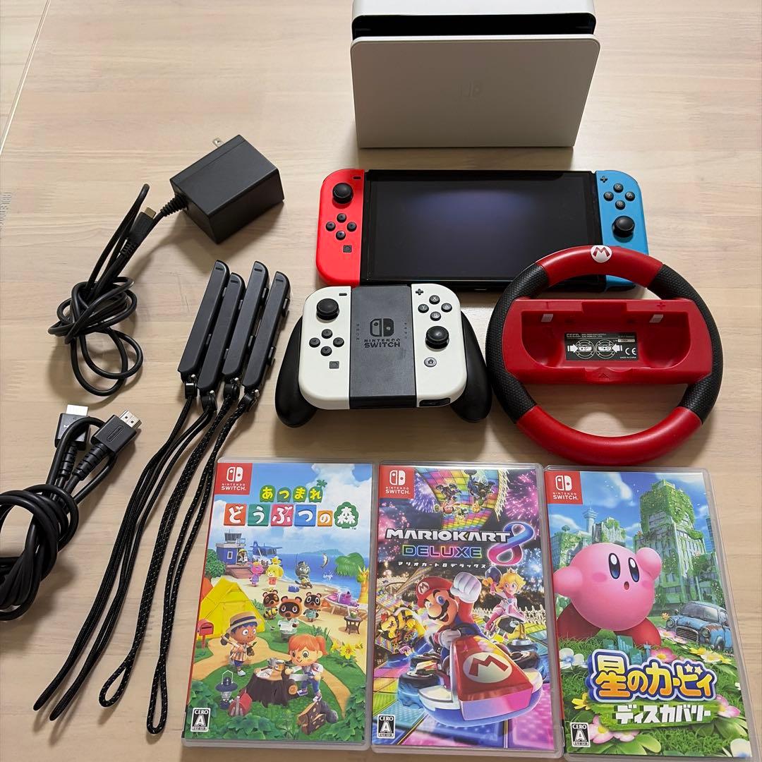 Nintendo Switch 本体 + ゲームソフト3本セット