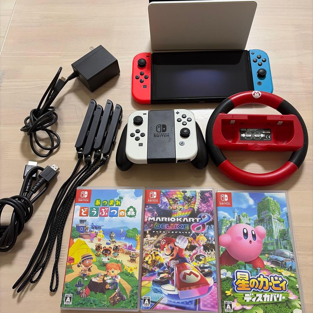 Nintendo Switch 本体 + ゲームソフト3本セット
