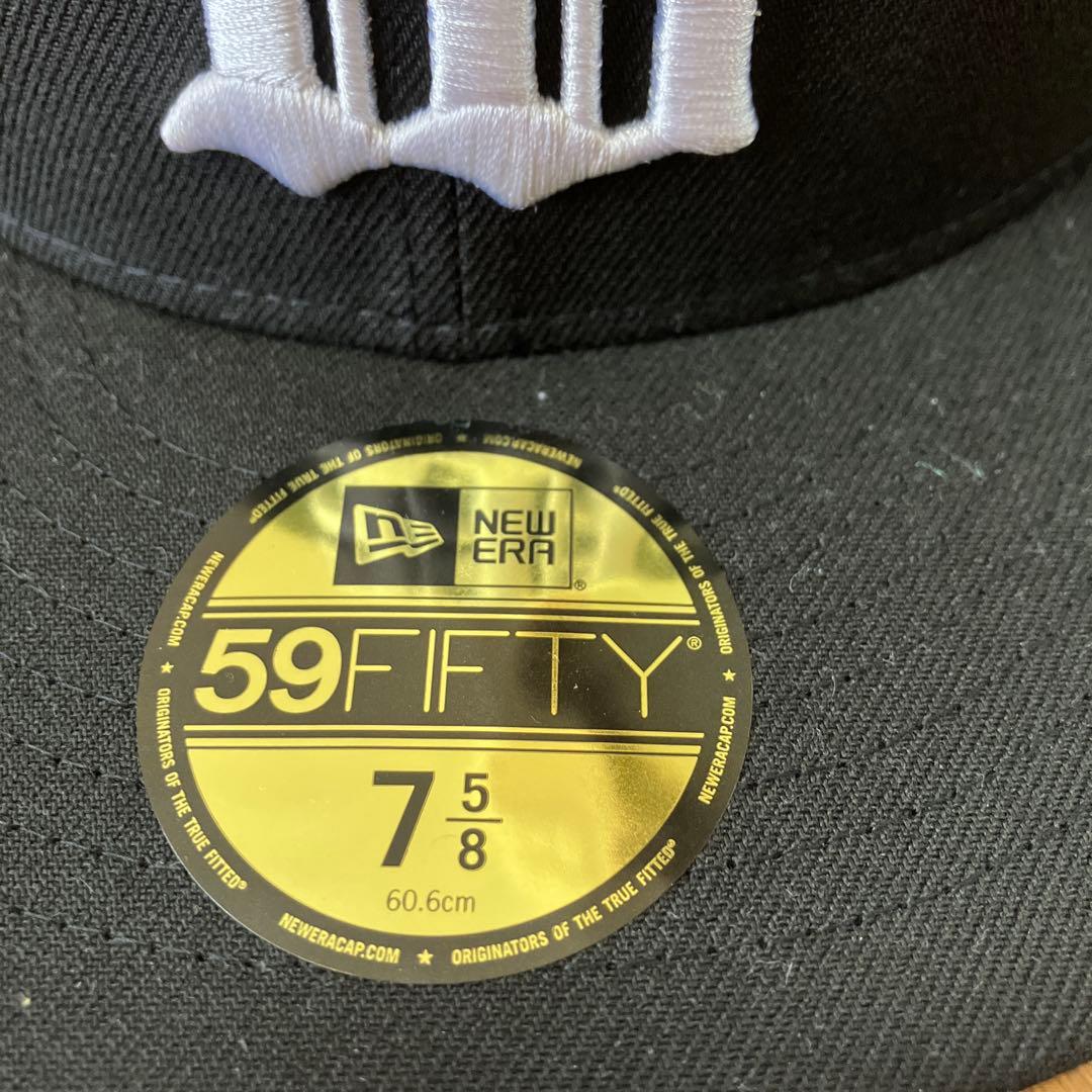 NEW ERA 59FIFTY ブラックキャップ 7 5/8