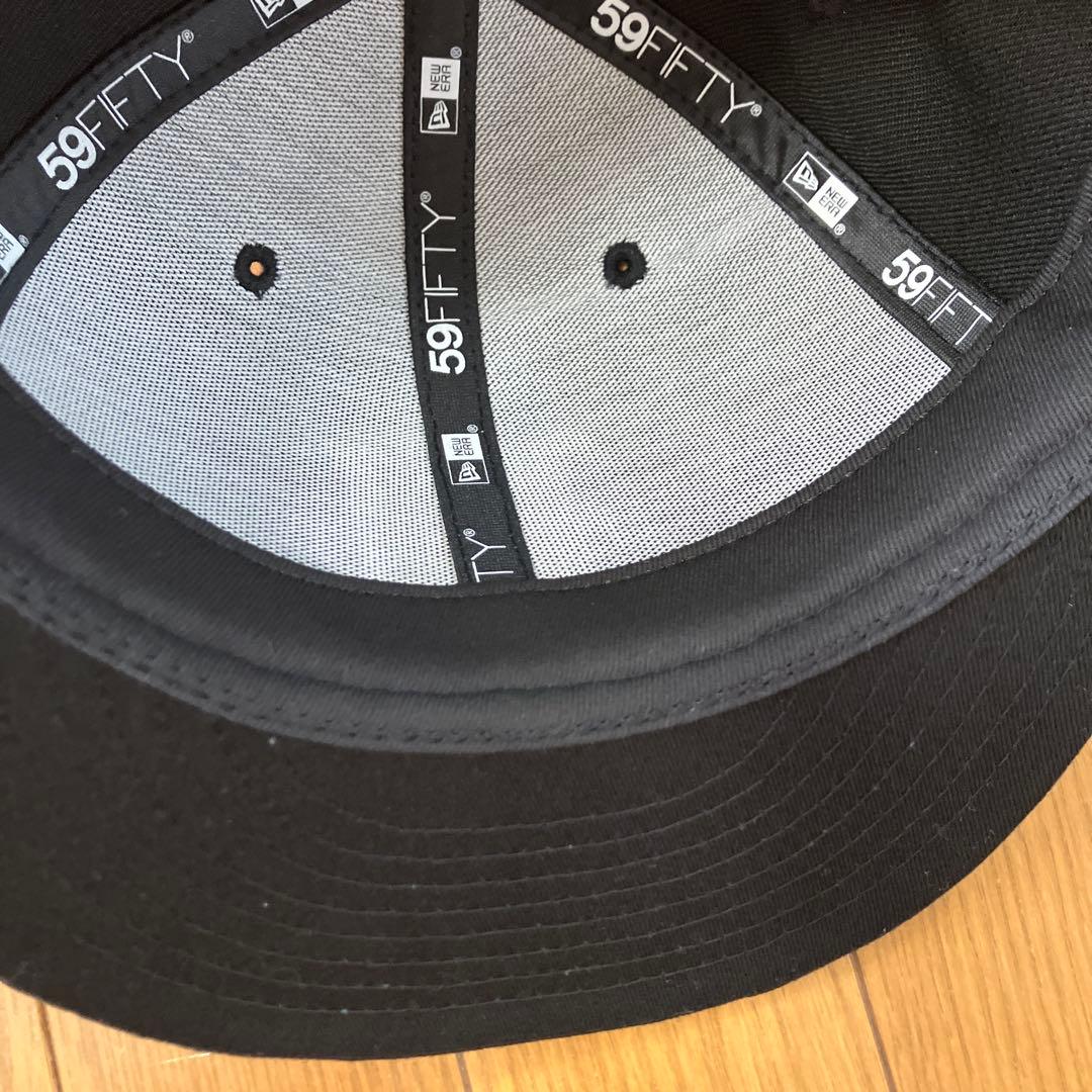 NEW ERA 59FIFTY ブラックキャップ 7 5/8