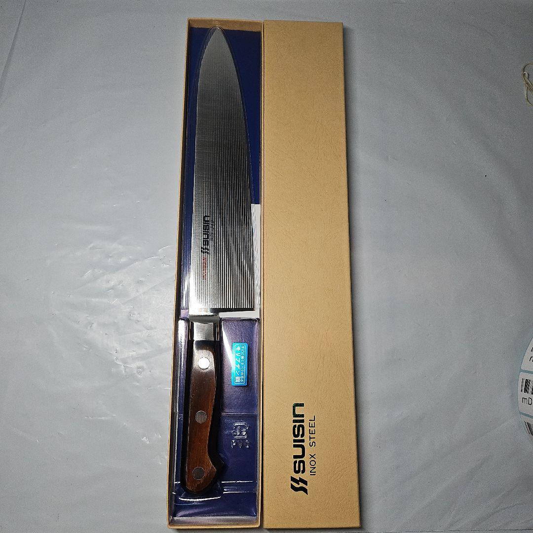 SUISIN INOX洋包丁シリーズ　 INOX鋼筋引240mm