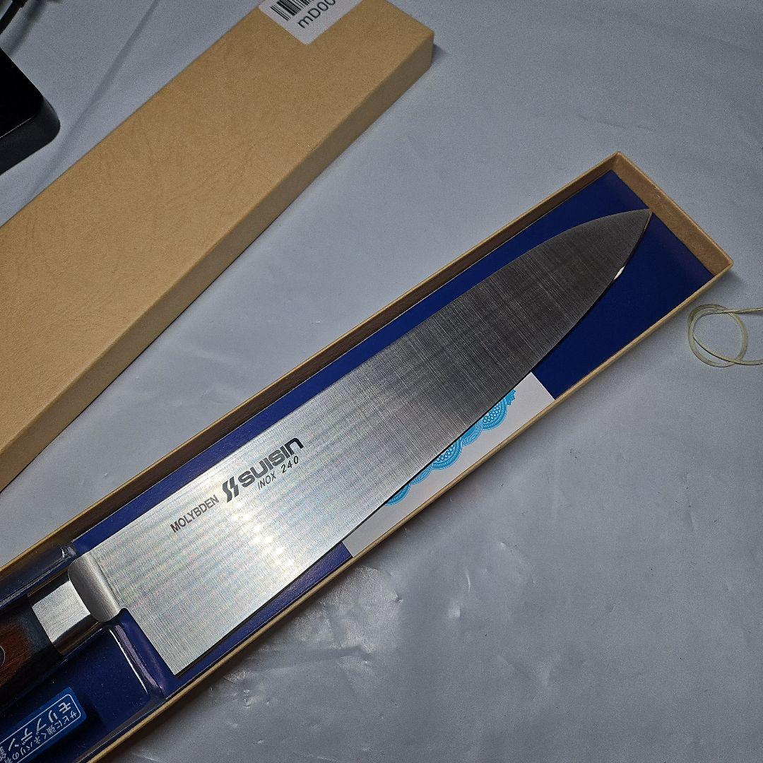 SUISIN INOX洋包丁シリーズ　 INOX鋼筋引240mm