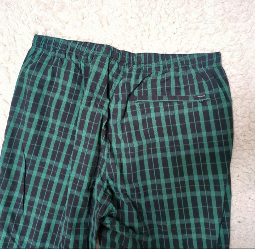 美品 Supreme Nylon Plaid Track Pant Lサイズ