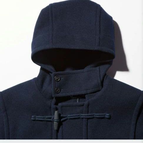 UNIQLO +J ジルサンダー ウール オーバーサイズ ダッフルコート 黒 M