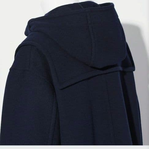 UNIQLO +J ジルサンダー ウール オーバーサイズ ダッフルコート 黒 M
