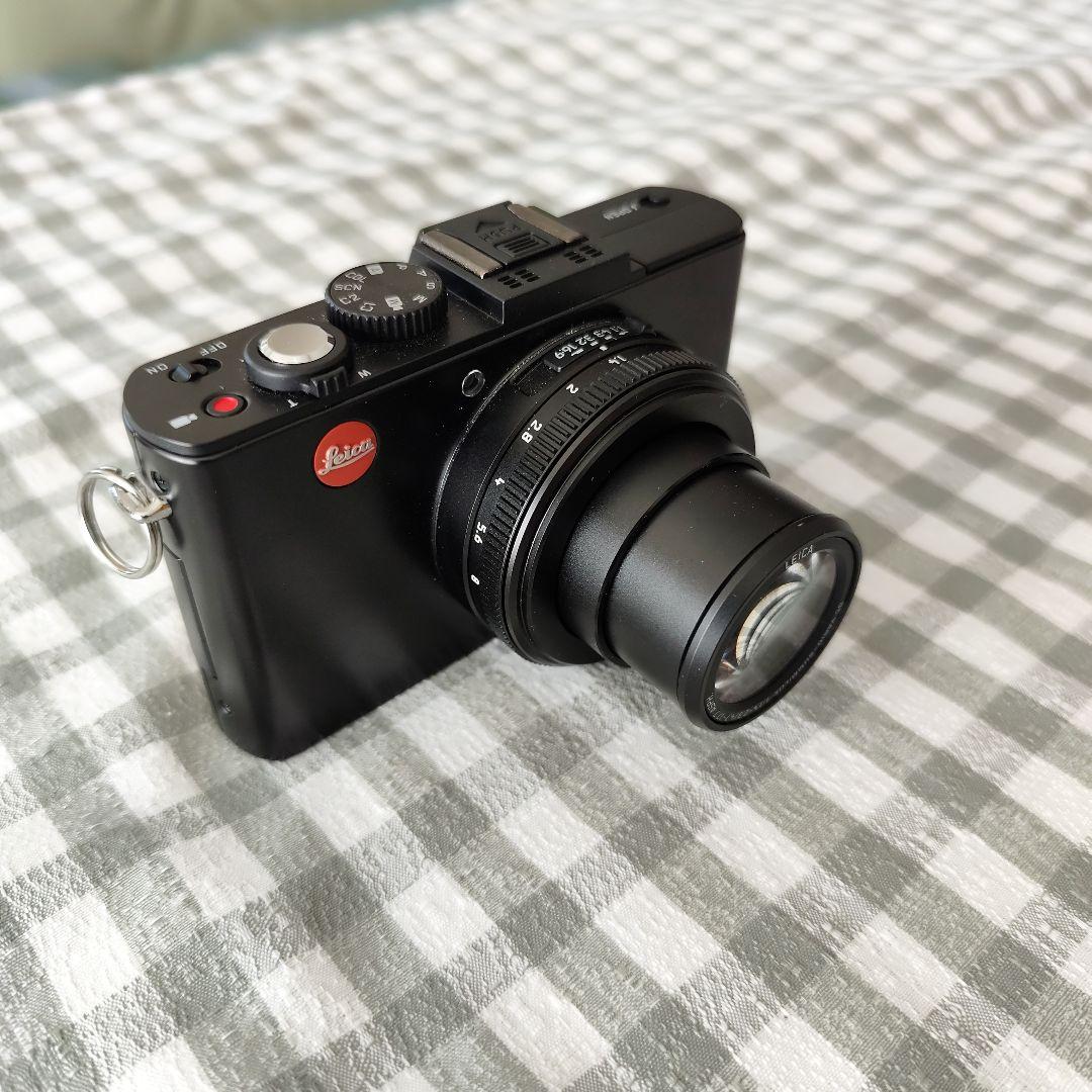 美品！ Leica ライカ D-LUX6セット 本革ハーフケース、予備Batt付